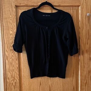 Maurices Black Button-Down Shirt